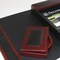 Dacasso Rosewood & Leather 4" x 6" Memo Holder AG-8009 - alternate 7